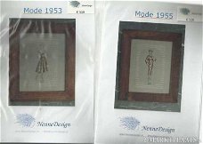 Opruiming Nenne 4 pakketten mode 1953 -1956 50% korting