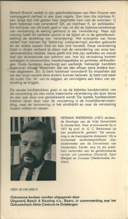 Wiersinga, dr. Herman - Verzoening als verandering - Afbeelding 2