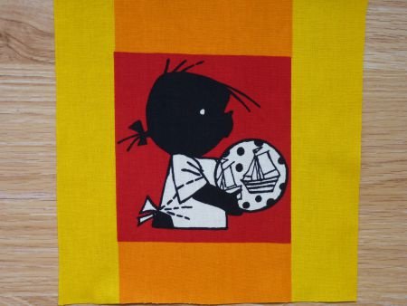 ** Quilt block / knutsellapje Jip & Janneke (ROG5) - 1