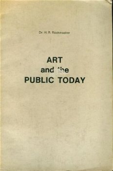 Rookmaaker, HR; Art and the public today - 1