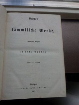 samtliche werken van Goethe - 1