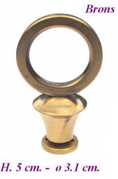 === Ornamentje Franse pendule = brons = oud =13584 - 1