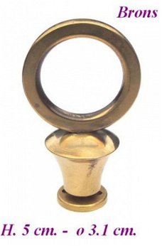 === Ornamentje Franse pendule = brons = oud =13584
