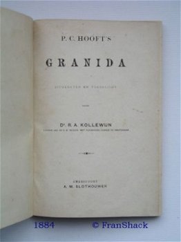 [1884] Toneelboek Granida, P.C.Hooft - 2