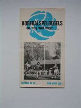 [1973] Korfbalspelregels, Folder, KNKV - 1