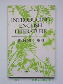 [1977] Intro English Literature Before 1900, Schutter, Thiem - 1