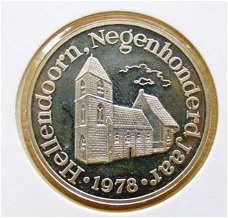 Hellendoorn zilveren munt 1978 FDC