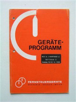 [1968] Geräte-Programm, katalog, Fernsteuergeräte Berlin - 1