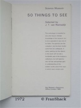 [1972] 50 Things To See, Science Museum GB, HSMO Londen - 2