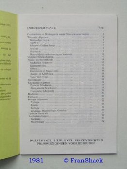 [1981] Techn. Vakliteratuur, zomer catalogus, WBR -010- - 2