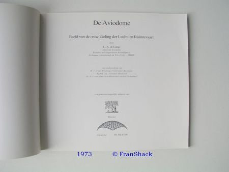 [1973] De Aviodome, De Lange, Elsevier - 2