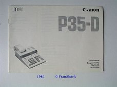 [1981-Canon]  P35-D Rekenmachine