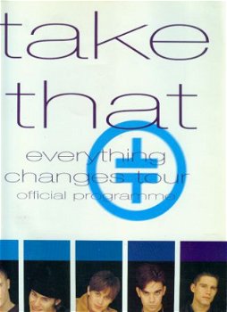 Take That; Everything changes tour. Official Programme - 1