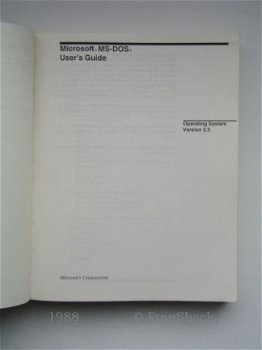 [1988] MS-DOS, User’s Manual, Microsoft - 2