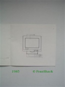 [1985~] User Guide Generic Dual Monochrome Monitor 12”/14” - 3