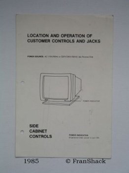 [1985~] User Guide Generic Monochrome Monitor 12”/14” - 1
