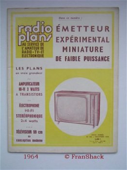 [1964] Radio Plans, au service de l’amateur de electronique - 1