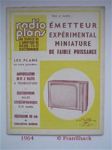 [1964] Radio Plans, au service de l’amateur de electronique