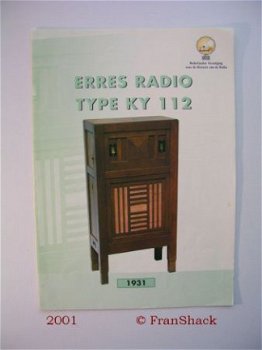 [2001] Brochure ERRES radio type KY112, NVHR - 1