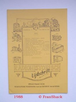 [1988-1989] Radiohistorisch tijdschrift, NVHR - 1