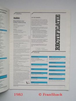 [1982-1983] Hobbit Maandblad voor hobby-elektronica, Kluwer - 6