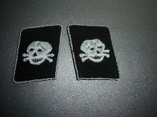 Kraagspiegels Totenkopfverbande mdl Wo2