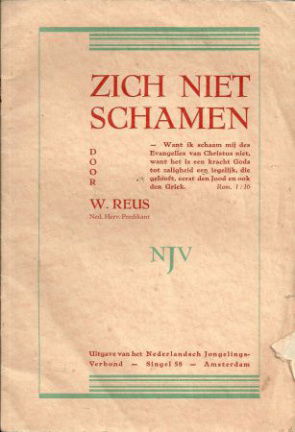 Zich niet schamen W. Reus - nr. 1
