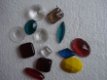 15 glazen stenen voor sieraden te maken steen is 2,4x 1,7 c - 1 - Thumbnail