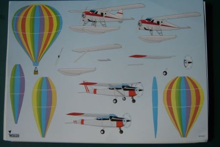 nr.577 Knipvel Vliegtuigje / luchtballon - 1