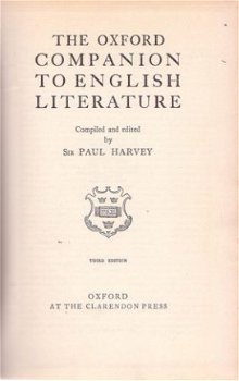 The Oxford companion to American literature - 1