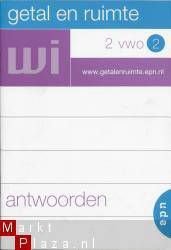 Getal en ruimte 2 VWO 2 ANTWOORDEN  isbn:  9789011082205