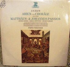 LP - BACH, Ariën & Chorale Matthäus & Johannes Passion