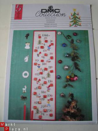 Borduurblad DMC collection - adventskalender - nr. 1