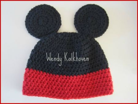Mickey Mouse babymutsje - 1