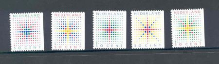 Nederland 1987 decemberzegels postfris rechts ongetand - 1
