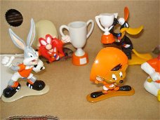 7 Looney Tunes Warner Bros 1996 Star Toys Voetbalfiguurtjes