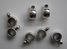 bails zilver 9x6x4 mm