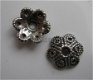 tibetaans zilver:bead caps 23 - 10 mm - 1 - Thumbnail