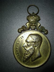 Leopold 2 medaille 1899