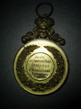 Leopold 2 medaille 1899 - 1