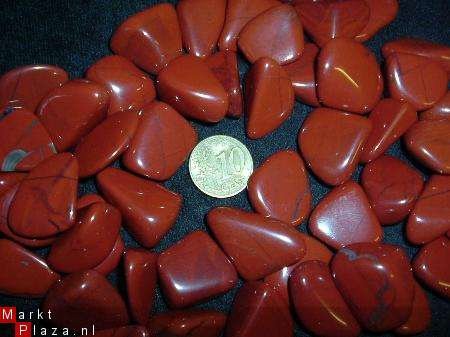 Jaspis Rood, trommelsteen Z-Afrika 150 Gram - 1