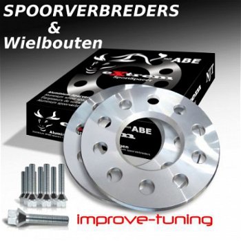 Set 15mm (per wiel) Spoorverbreders / Wheelspacers Audi A3 - 1
