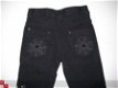 zwarte skinny jeans (meidenspijkerbroek) Chilong mt 122/128 - 1 - Thumbnail
