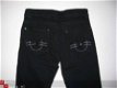 zwarte skinny jeans (meidenspijkerbroek) E 5096 mt 110/116 - 1 - Thumbnail