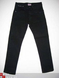 zwarte skinny jeans (meidenspijkerbroek) E 5096 mt 146/152