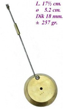 === Franse pendule slinger = oud === 17322 - 1