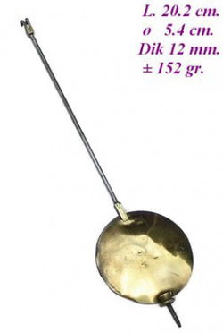 === Franse pendule slinger = oud === 17320