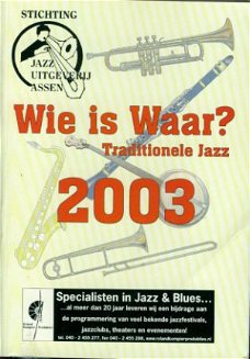 Waar is Jazz. Traditionele Jazz. 2003