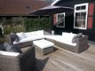 Loungeset rondwicker grijs hoekbank, stoel, tafel NU € 1.699,00 - 6 - Thumbnail