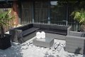 Loungeset Arbrini grijs wicker hoekbank tuin set gratis levering - 2 - Thumbnail